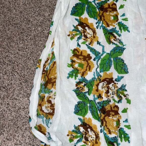 Crazy Train Multi-color Floral Print Long Sleeve Open Front Dress - Picture 4 of 7